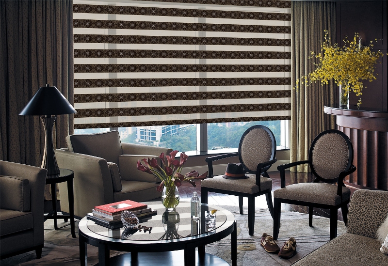 Рулонные шторы зебра