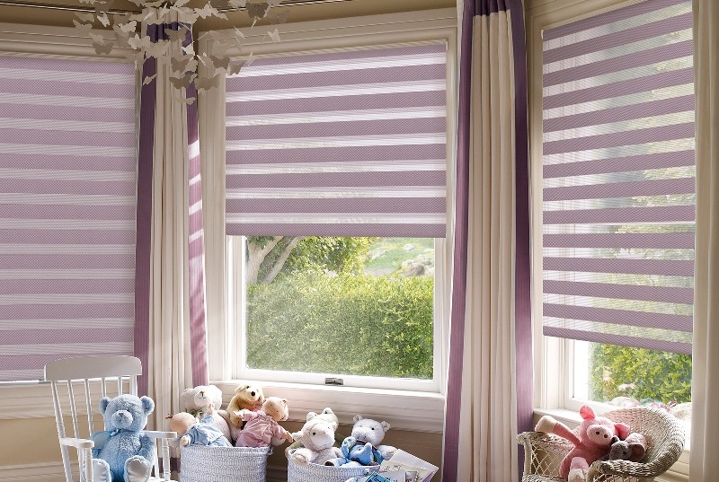 Рулонные шторы зебра