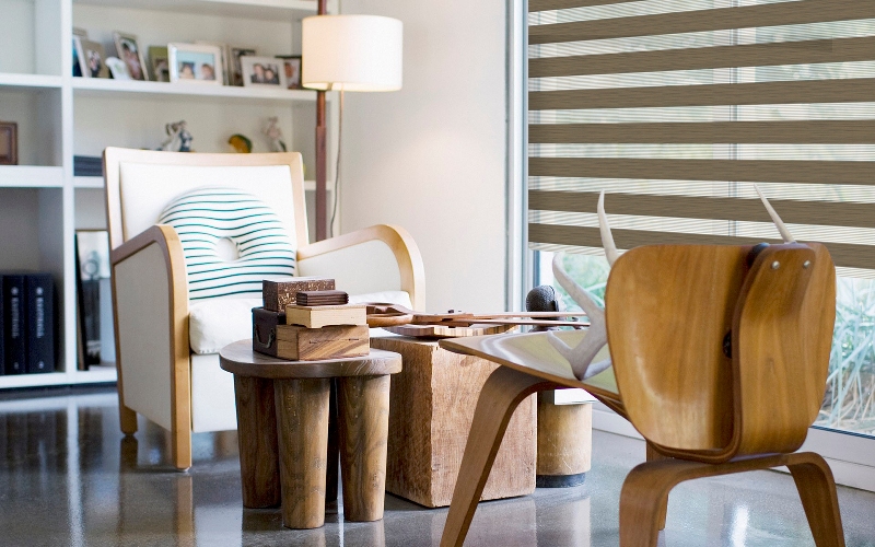 Рулонные шторы зебра