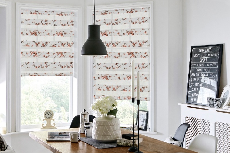 Рулонные шторы зебра